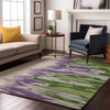 Piper Looms Mayfield Abstract AMF1050 Green Machine Washable Area Rug Lifestyle Image Feature