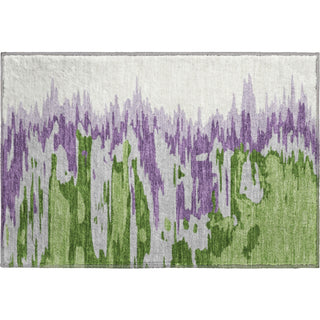 Piper Looms Mayfield Abstract AMF1050 Green Machine Washable Area Rug Scatter Main Image