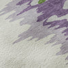 Piper Looms Mayfield Abstract AMF1050 Green Machine Washable Area Rug Swatch Image