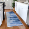 Piper Looms Mayfield Abstract AMF1050 Navy Machine Washable Area Rug Runner Lifestyle Image Feature