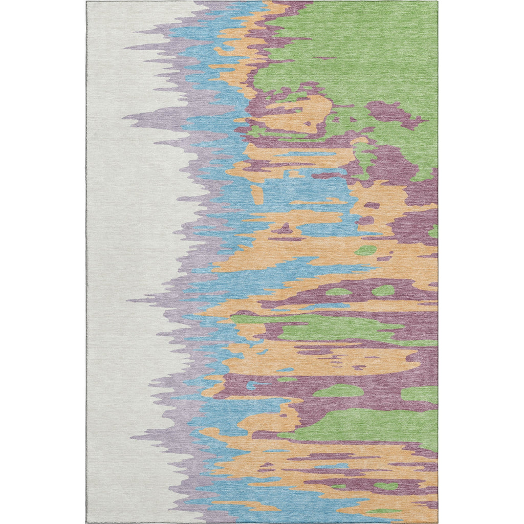 Piper Looms Mayfield Abstract AMF1050 Peach Machine Washable Area Rug main image