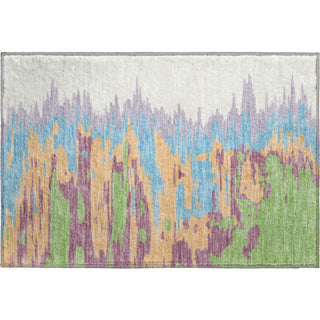 Piper Looms Mayfield Abstract AMF1050 Peach Machine Washable Area Rug Scatter Main Image