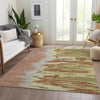 Piper Looms Mayfield Abstract AMF1050 Rust Machine Washable Area Rug Lifestyle Image Feature