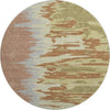 Piper Looms Mayfield Abstract AMF1050 Rust Machine Washable Area Rug Round Main Image