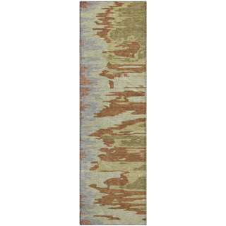 Piper Looms Mayfield Abstract AMF1050 Rust Machine Washable Area Rug Runner Main Image