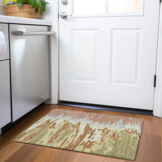Piper Looms Mayfield Abstract AMF1050 Rust Machine Washable Area Rug Scatter Lifestyle Image Feature
