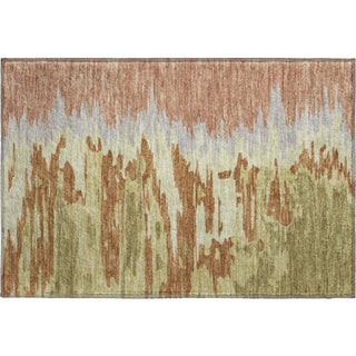 Piper Looms Mayfield Abstract AMF1050 Rust Machine Washable Area Rug Scatter Main Image