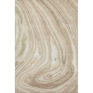 Piper Looms Mayfield Swirls AMF1051 Beige Machine Washable Area Rug main image