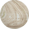 Piper Looms Mayfield Swirls AMF1051 Beige Machine Washable Area Rug Round Main Image