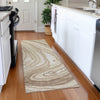 Piper Looms Mayfield Swirls AMF1051 Beige Machine Washable Area Rug Runner Lifestyle Image Feature