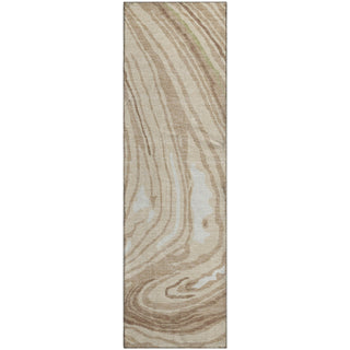 Piper Looms Mayfield Swirls AMF1051 Beige Machine Washable Area Rug Runner Main Image