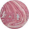 Piper Looms Mayfield Swirls AMF1051 Blush Machine Washable Area Rug Round Main Image