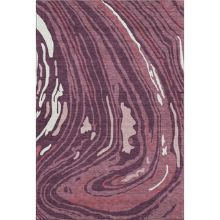 Piper Looms Mayfield Swirls AMF1051 Garnet Machine Washable Area Rug main image