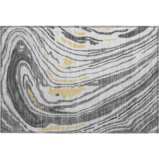 Piper Looms Mayfield Swirls AMF1051 Gray Machine Washable Area Rug Scatter Main Image