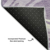 Piper Looms Mayfield Swirls AMF1051 Lavender Machine Washable Area Rug Backing Image