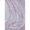 Piper Looms Mayfield Swirls AMF1051 Lavender Machine Washable Area Rug main image