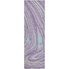 Piper Looms Mayfield Swirls AMF1051 Lavender Machine Washable Area Rug Runner Main Image
