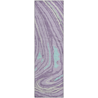 Piper Looms Mayfield Swirls AMF1051 Lavender Machine Washable Area Rug Runner Main Image