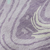 Piper Looms Mayfield Swirls AMF1051 Lavender Machine Washable Area Rug Swatch Image