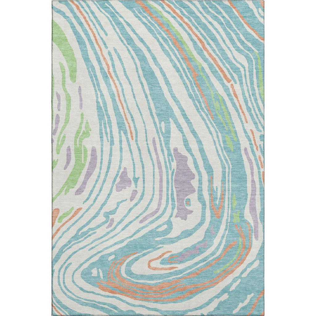 Piper Looms Mayfield Swirls AMF1051 Linen Machine Washable Area Rug main image