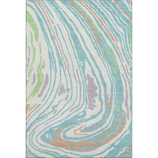 Piper Looms Mayfield Swirls AMF1051 Linen Machine Washable Area Rug main image