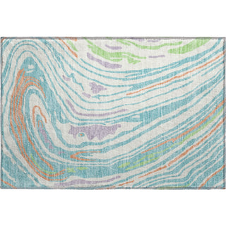 Piper Looms Mayfield Swirls AMF1051 Linen Machine Washable Area Rug Scatter Main Image