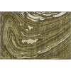 Piper Looms Mayfield Swirls AMF1051 Olive Machine Washable Area Rug Scatter Main Image