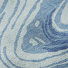 Piper Looms Mayfield Swirls AMF1051 Sky Machine Washable Area Rug Swatch Image