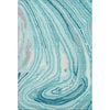 Piper Looms Mayfield Swirls AMF1051 Turquoise Machine Washable Area Rug main image