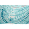 Piper Looms Mayfield Swirls AMF1051 Turquoise Machine Washable Area Rug Scatter Main Image