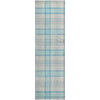 Piper Looms Mayfield Plaid AMF1052 Aqua Machine Washable Area Rug Runner Main Image