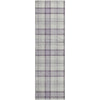 Piper Looms Mayfield Plaid AMF1052 Lavender Machine Washable Area Rug Runner Main Image