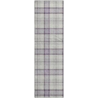 Piper Looms Mayfield Plaid AMF1052 Lavender Machine Washable Area Rug Runner Main Image