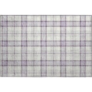 Piper Looms Mayfield Plaid AMF1052 Lavender Machine Washable Area Rug Scatter Main Image