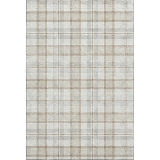 Piper Looms Mayfield Plaid AMF1052 Linen Machine Washable Area Rug main image