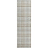Piper Looms Mayfield Plaid AMF1052 Linen Machine Washable Area Rug Runner Main Image