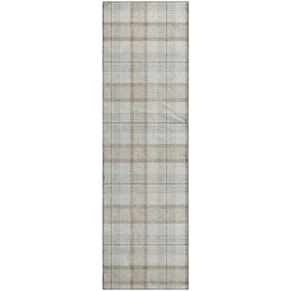 Piper Looms Mayfield Plaid AMF1052 Linen Machine Washable Area Rug Runner Main Image