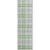 Piper Looms Mayfield Plaid AMF1052 Mint Machine Washable Area Rug Runner Main Image