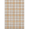 Piper Looms Mayfield Plaid AMF1052 Peach Machine Washable Area Rug main image