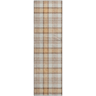 Piper Looms Mayfield Plaid AMF1052 Peach Machine Washable Area Rug Runner Main Image