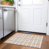 Piper Looms Mayfield Plaid AMF1052 Peach Machine Washable Area Rug Scatter Lifestyle Image Feature