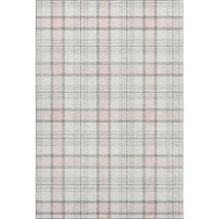 Piper Looms Mayfield Plaid AMF1052 Pink Machine Washable Area Rug main image
