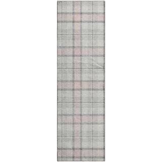 Piper Looms Mayfield Plaid AMF1052 Pink Machine Washable Area Rug Runner Main Image