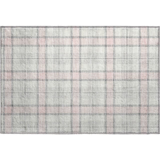Piper Looms Mayfield Plaid AMF1052 Pink Machine Washable Area Rug Scatter Main Image