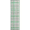 Piper Looms Mayfield Plaid AMF1052 Seafoam Machine Washable Area Rug Runner Main Image