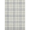 Piper Looms Mayfield Plaid AMF1052 Silver Machine Washable Area Rug main image
