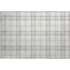 Piper Looms Mayfield Plaid AMF1052 Silver Machine Washable Area Rug Scatter Main Image