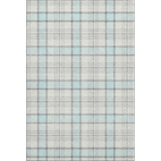 Piper Looms Mayfield Plaid AMF1052 Sky Machine Washable Area Rug main image
