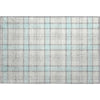 Piper Looms Mayfield Plaid AMF1052 Sky Machine Washable Area Rug Scatter Main Image