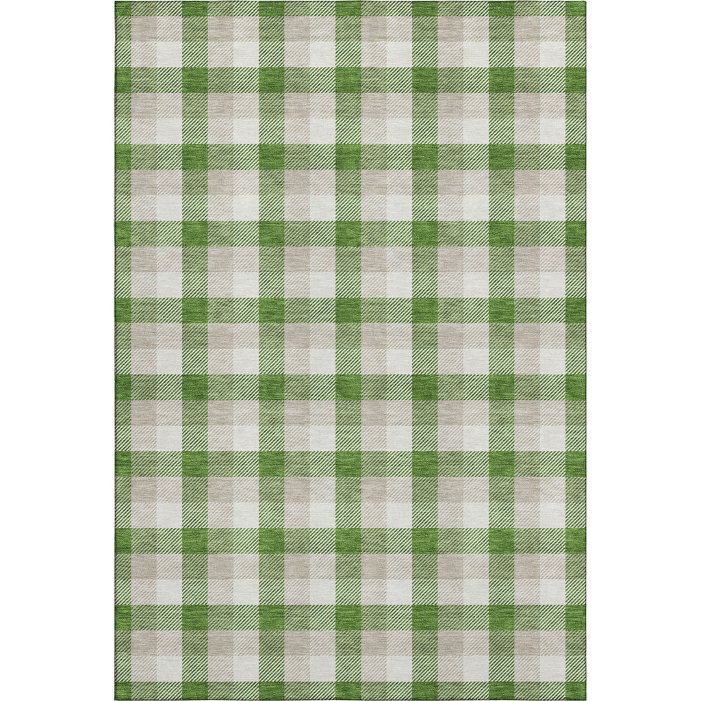 Piper Looms Mayfield Plaid AMF1053 Emerald Machine Washable Area Rug main image
